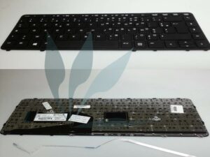 Clavier français noir avec trackpad non rétro-éclairé neuf d'origine HP pour HP Elitebook 840 G1