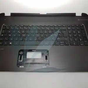 Clavier français noir neuf d'origine HP avec repose-poignets gris foncé pour HP pavilion 17-F SERIES