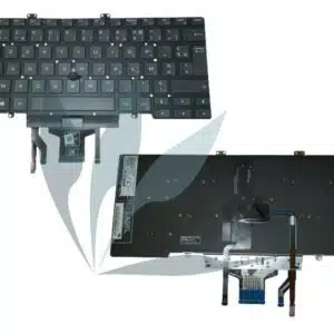 Clavier français rétro-éclairé neuf d'origine Dell pour Dell Latitude 5410