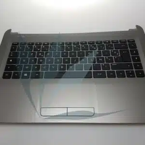 Clavier français avec repose-poignets gris neuf d'origine HP pour HP 15-A SERIES