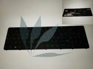Clavier français rétro-éclairé  noir neuf d'origine HP pour HP Elitebook 840 G3 (version avec clavier numérique)