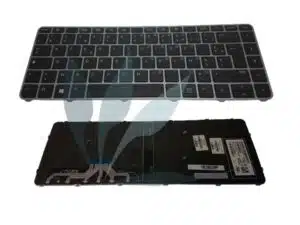 Clavier français avec rétro-éclairage pour HP Elitebook 1040 G3