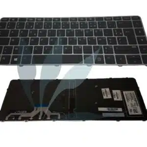 Clavier français avec rétro-éclairage pour HP Elitebook 1040 G3