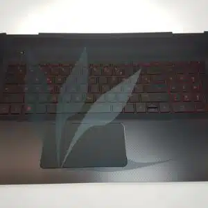 Clavier français avec repose-poignets neuf d'origine HP pour HP Omen 17-W SERIES (pour modèles avec carte graphique GTX1050 uniquement)