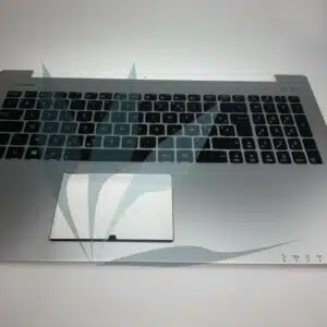 Clavier français avec repose-poignets argent neuf d'origine Asus pour Asus Vivobook S500