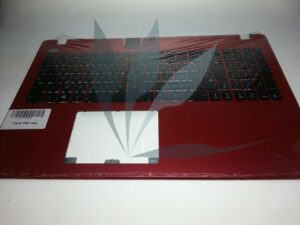 Clavier français avec repose poignet ROUGE neuf d'origine Asus pour Asus X550CA