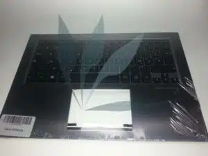 Clavier français noir avec repose-poignets argenté pour Asus UX302