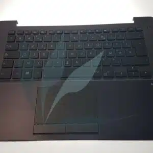 Clavier français avec repose-poignets gris foncé neuf d'origine Asus pour Asus BU401LA