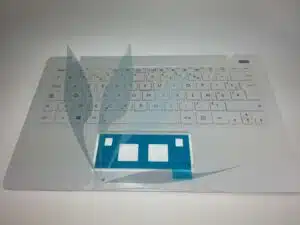 Clavier francais avec repose-poignets blanc neuf d'origine Asus pour Asus Vivobook X200