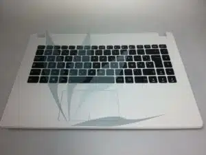 Clavier français avec repose-poignets blanc pour Asus R411CA