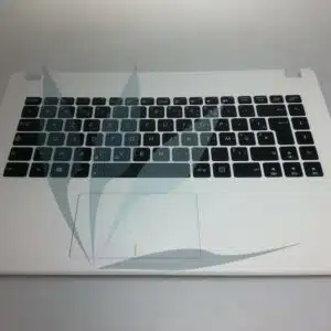 Clavier français avec repose-poignets blanc pour Asus X451M
