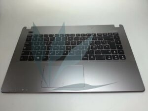 Clavier français avec repose-poignets gris neuf d'origine Asus pour Asus R409CC