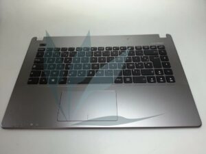 Clavier français avec repose-poignets gris neuf d'origine Asus pour Asus X450