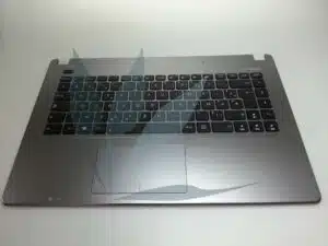 Clavier français avec repose-poignets gris neuf d'origine Asus pour Asus R409CC