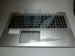 Clavier français avec repose-poignets gris neuf d'origine Asus pour Asus R506L