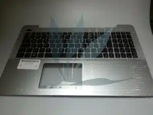 Clavier français avec repose-poignets gris neuf d'origine Asus pour Asus R506L