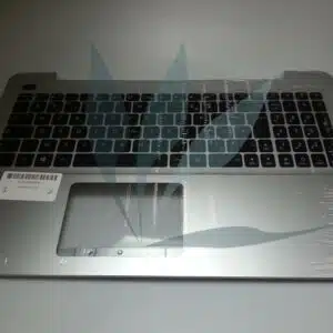 Clavier français avec repose-poignets gris neuf d'origine Asus pour Asus K555L