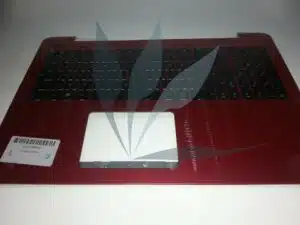 Clavier français avec repose-poignets rouge neuf d'origine Asus pour Asus X555L