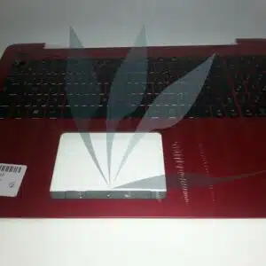 Clavier français avec repose-poignets rouge neuf d'origine Asus pour Asus X555L