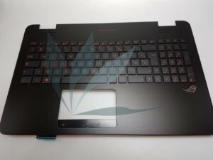 Clavier français rétro-éclairé avec repose-poignets noir neuf d'origine Asus pour Asus ROG GL551JW