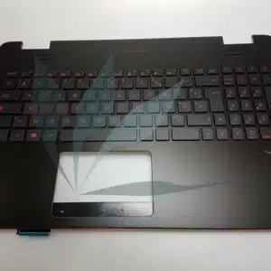 Clavier français rétro-éclairé avec repose-poignets noir neuf d'origine Asus pour Asus ROG G551JX