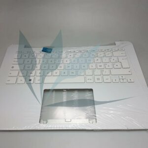Clavier français avec repose-poignets blanc neuf d'origine Asus pour Asus F302LA