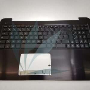 Clavier français avec repose-poignets noir neuf d'origine Asus pour Asus R558UA
