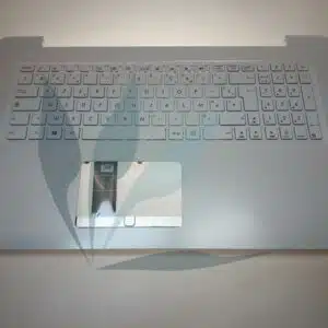 Clavier français avec repose-poignets blanc neuf d'origine Asus pour Asus X756UB