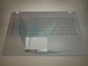Clavier français avec repose-poignets blanc neuf d'origine Asus pour Asus R540LA