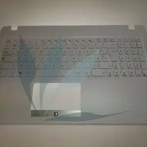 Clavier français avec repose-poignets blanc neuf d'origine Asus pour Asus R540LA