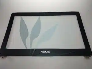 Plasturgie tour d'écran noire avec cache-charnières gris pour Asus GL502VM (uniquement pour modèles non tactiles)