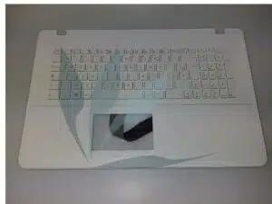 Clavier français avec repose-poignets blanc neuf d'origine Asus pour Asus X751BP