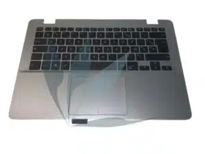 Clavier français avec repose-poignets argent neuf d'origine Asus pour Asus R418UA