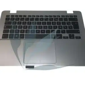 Clavier français avec repose-poignets argent neuf d'origine Asus pour Asus X405UQ