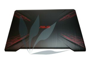 Capot supérieur écran noir avec motifs graphiques et logo Asus rouge neuf d'origine Asus pour Asus FX504GD