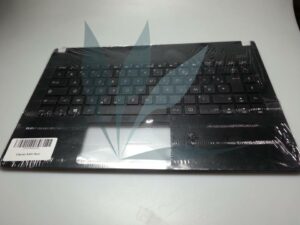 Clavier français avec repose-poignets noir pour Asus X401