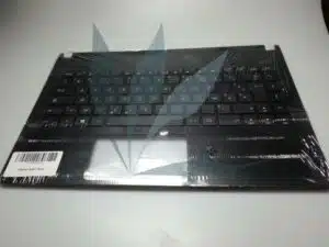 Clavier français avec repose-poignets noir pour Asus X401