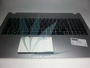 Repose poignet et clavier français argent RETROECLAIRE pour Asus N56