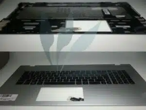 Clavier français (repose poignet) sans rétro-éclairage pour asus N76