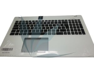Clavier français avec repose-poignets blanc neuf d'origine Asus pour Asus R510L