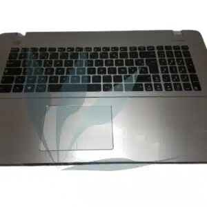 Clavier français avec repose-poignets argent neuf d'origine Asus pour Asus F751LX