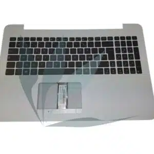 Clavier français avec repose-poignets blanc neuf d'origine Asus pour Asus X555Y
