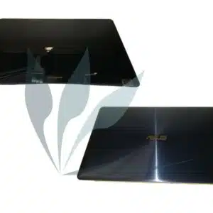 Module écran bleu Full HD complet (dalle + capot bleu + câble LCD + charnières + cache-charnières) 14 pouces pour Asus Zenbook 3 Deluxe UX490U