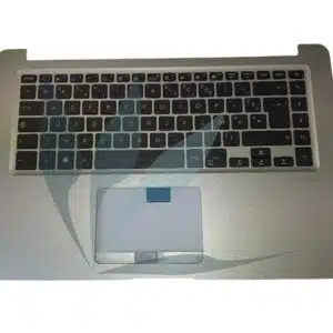 Clavier français avec repose-poignets gris-or neuf d'origine Asus pour Asus S510UN
