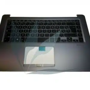 Clavier français avec repose-poignets gris neuf d'origine Asus pour Asus X510U