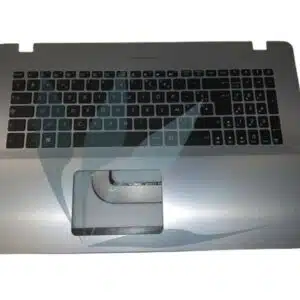 Clavier français avec repose-poignets argent neuf d'origine Asus pour Asus N705UD