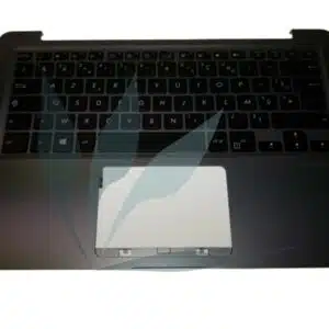Clavier français avec repose-poignets gris neuf d'origine Asus pour Asus X411UN