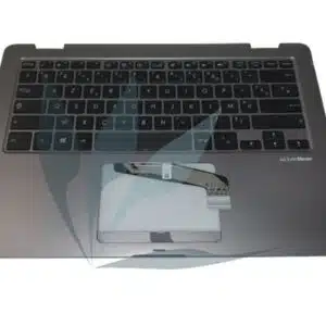 Clavier français avec repose-poignets gris neuf d'origine Asus pour Asus TP401MA