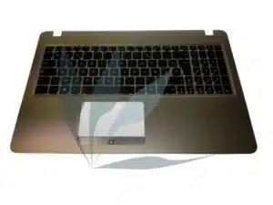 Clavier français avec repose-poignets argent-doré neuf d'origine Asus pour Asus X540NA