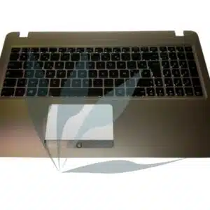 Clavier français avec repose-poignets argent-doré neuf d'origine Asus pour Asus X540UA